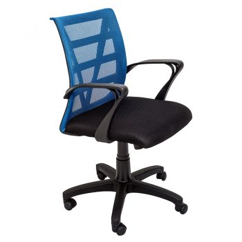 Sandon Chair, Blue Mesh Back