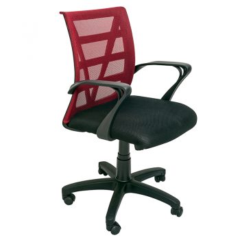 Sandon Chair, Red Mesh Back