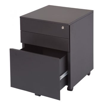 Super Heavy Duty Metal Mobile Drawer Units, Matt Black