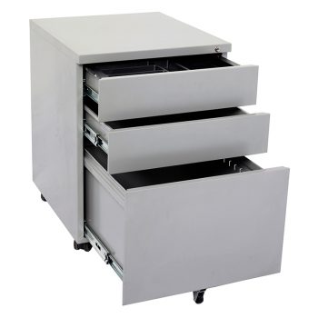 Super Heavy Duty Metal Mobile Drawer Units, Silver