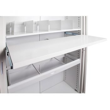 Super Heavy Duty Metal Tambour Door Unit Shelving Options