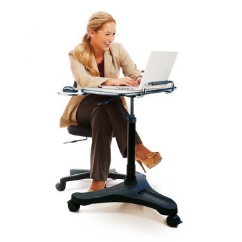 Stand Series 2 Height Adjustable Personal Desk. Low