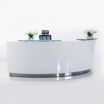 Exceed Two Piece Reception Desk, Alternitive Configuration