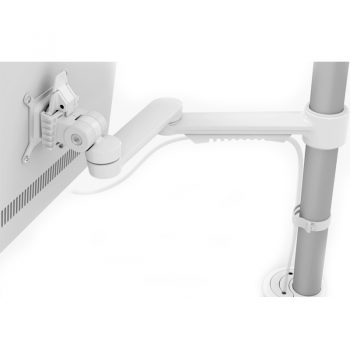 Versatile Standard Single Monitor Arm (White Option)