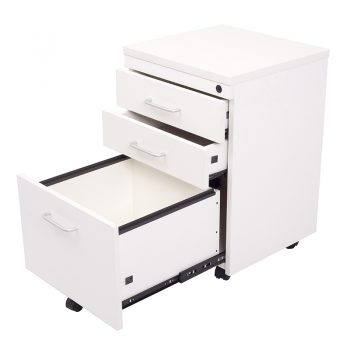 Smart Melamine Mobile Drawer Unit, Open