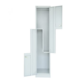 Super Heavy Duty 2 Stepped Door Locker, Empty