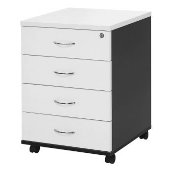 White Desk Drawers