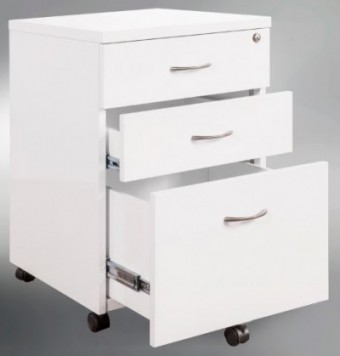 White Gloss Mobile Drawer Unit