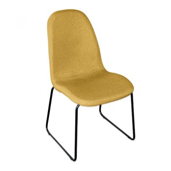 Adele Chair, Yellow Fabric