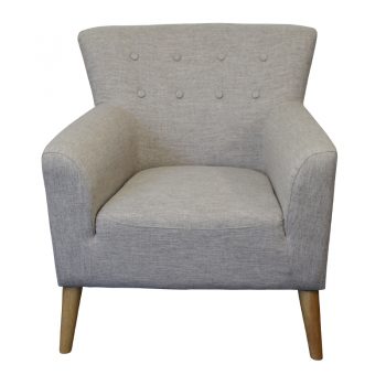 Gina Chair, Sepia Fabric