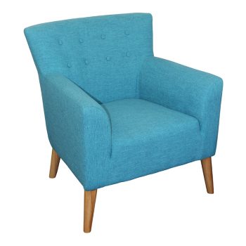 Gina Chair, Teal Fabric