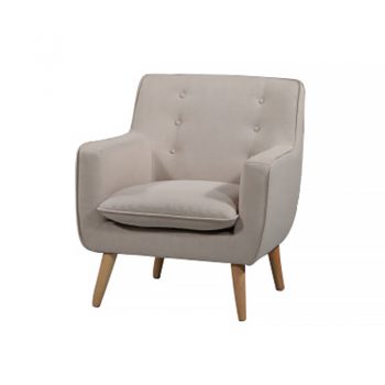 Chriss Chair, Linen Fabric Colour