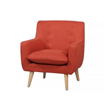 Chriss Chair, Peach Fabric Colour