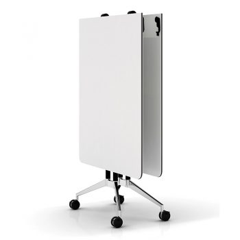 Harper Vertical Folding Table, White