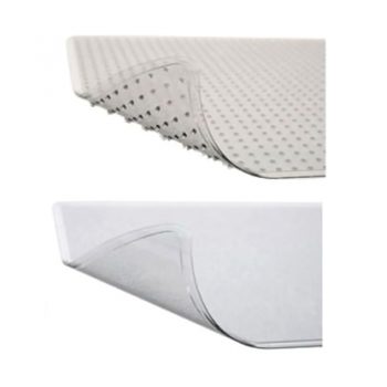 Dimpled and Smooth Chair Mat Options