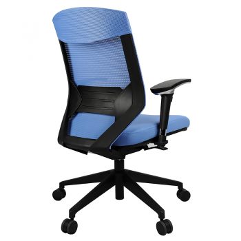 Breathe Pro Chair, Blue, Rear View