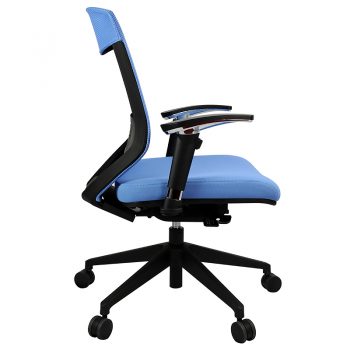 Breathe Pro Chair, Blue, Side View