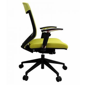 Breathe Pro Chair, Green, Side View