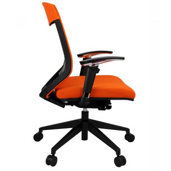 Breathe Pro Chair, Orange, Side View