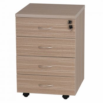 Primo Mobile Drawer Unit, 4 Personal Drawers