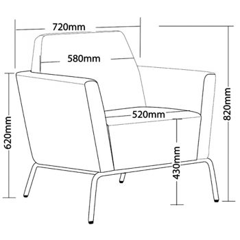 Function Chair, Dimensions