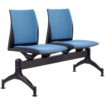 Rift 2 Seater Beam Seat with Optional Upholstered Seat and Back Pads