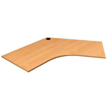 Smart 120 Degree Desk Top, Beech Colour