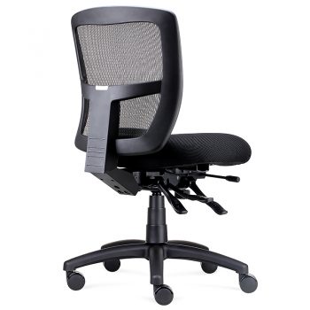 Summit Promesh Chair no Arms, Rear Angle View