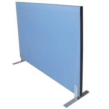 Pronto Portable Acoustic Screen Divider, Blue Fabric