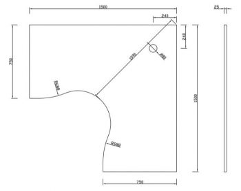 Desk top sizes dimensions