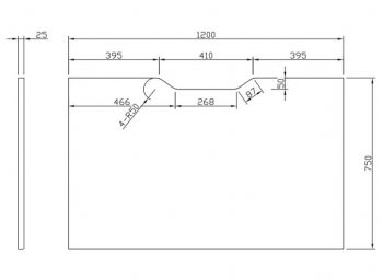 desk top dimensions