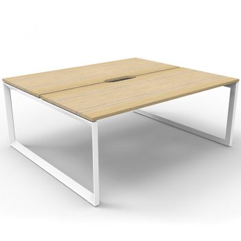 2 oak desks