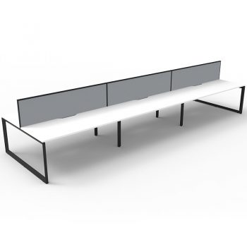 Anvil desks with divider