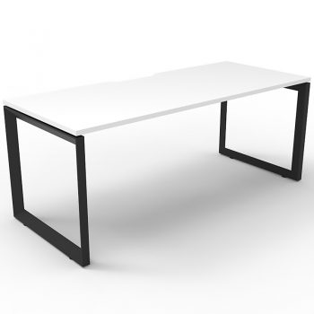 white and black desk