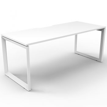 white desk