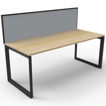 Anvil desk with divider