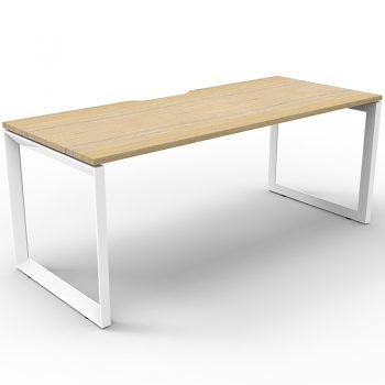 Timber and white desk