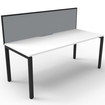 white and black desk