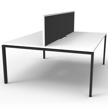 White and black desks