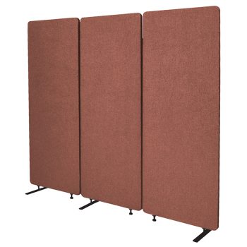 Zip Set of 3 Screen Dividers, Copper Colour