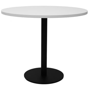 Black and white round table