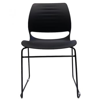 Jacob Chair, Black, Front View