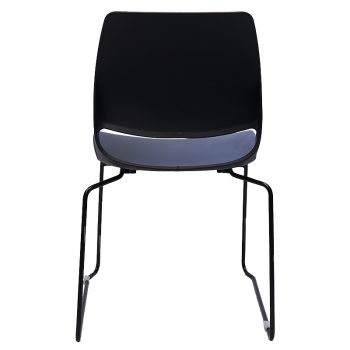 Jacob Chair, Black, Rear View