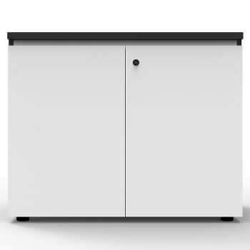 White Hinged Door Credenza