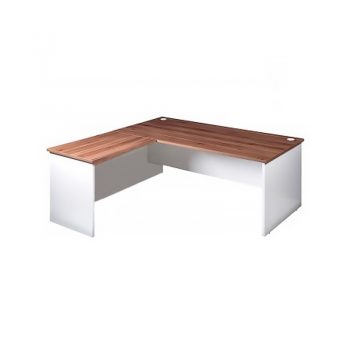 Timber and white desk