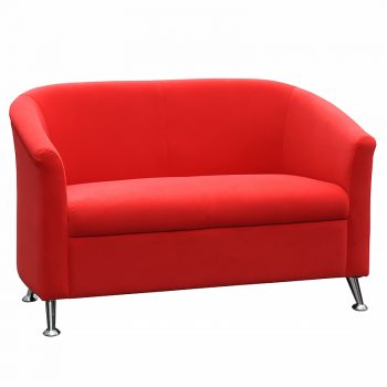 Red office sofa