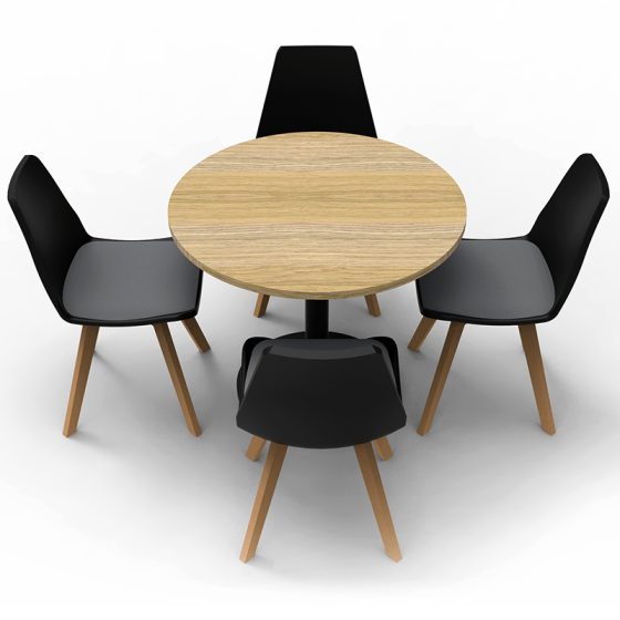 chairs and round table