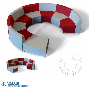 round custom seating