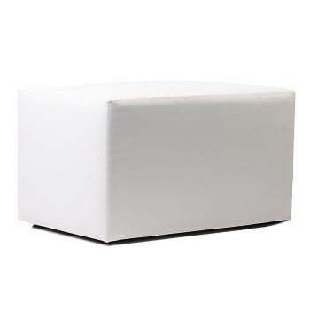 White Bench Ottoman