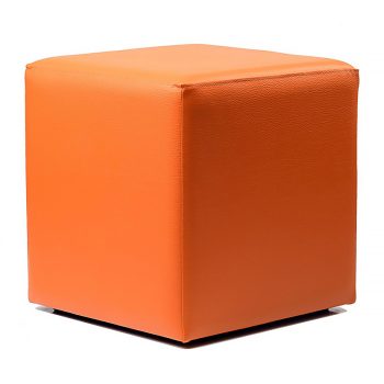 orange ottoman